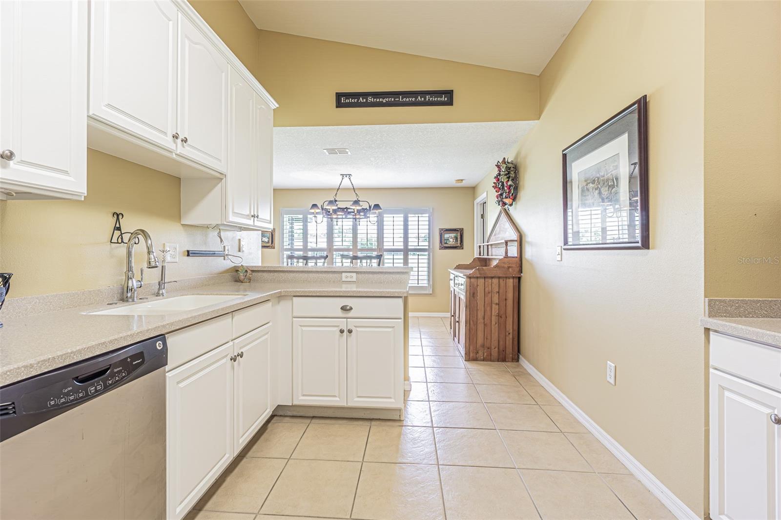 stainless appliances and generous cabinets