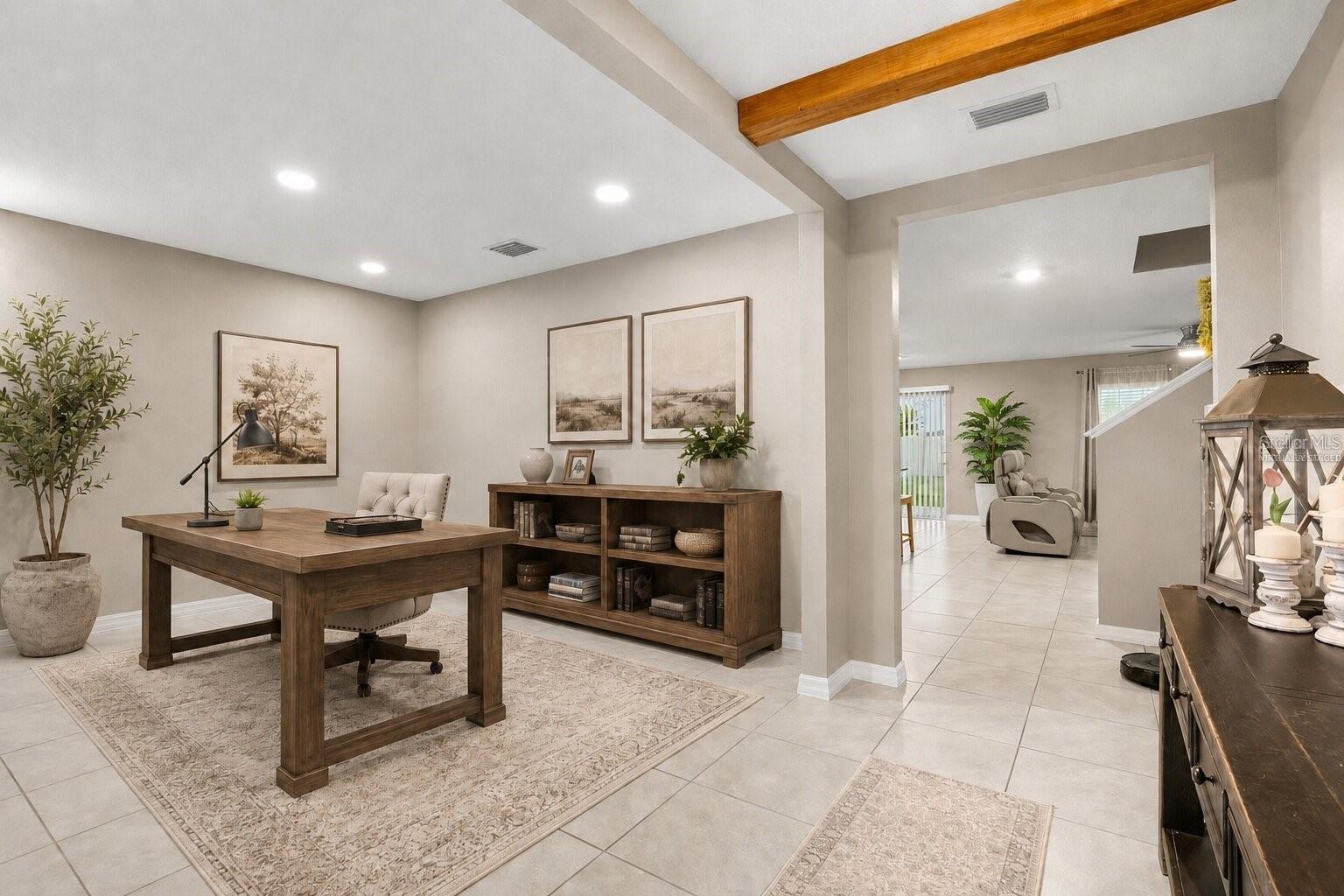 Virtually Staged - Flex Room/Office/Bonus