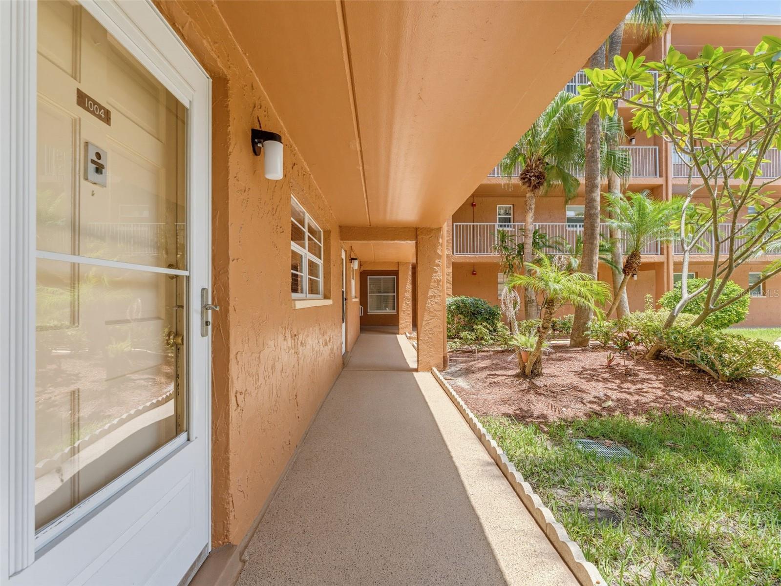 Front door entrance Unit #1004
