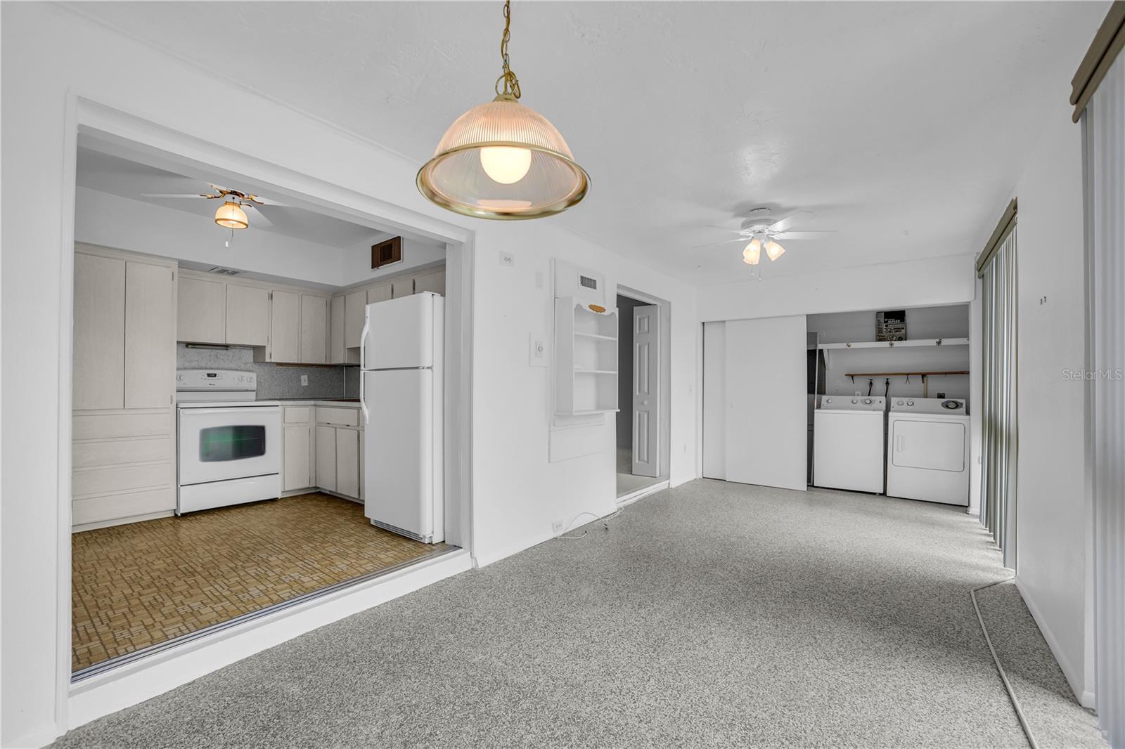 Sunroom entrance to kitchen