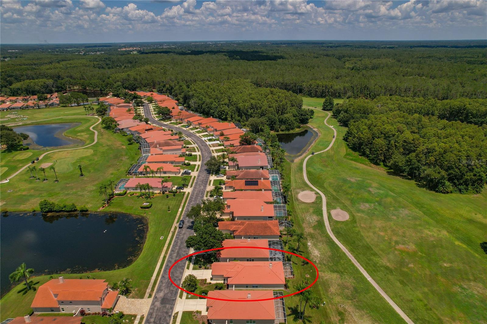 Aerial view of Home / Golf Course