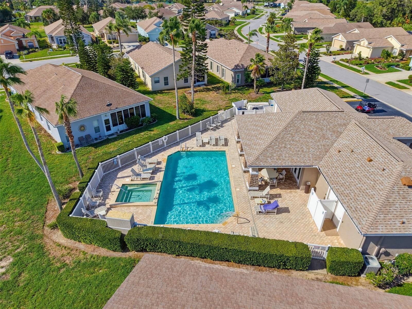 55+club house and pool
