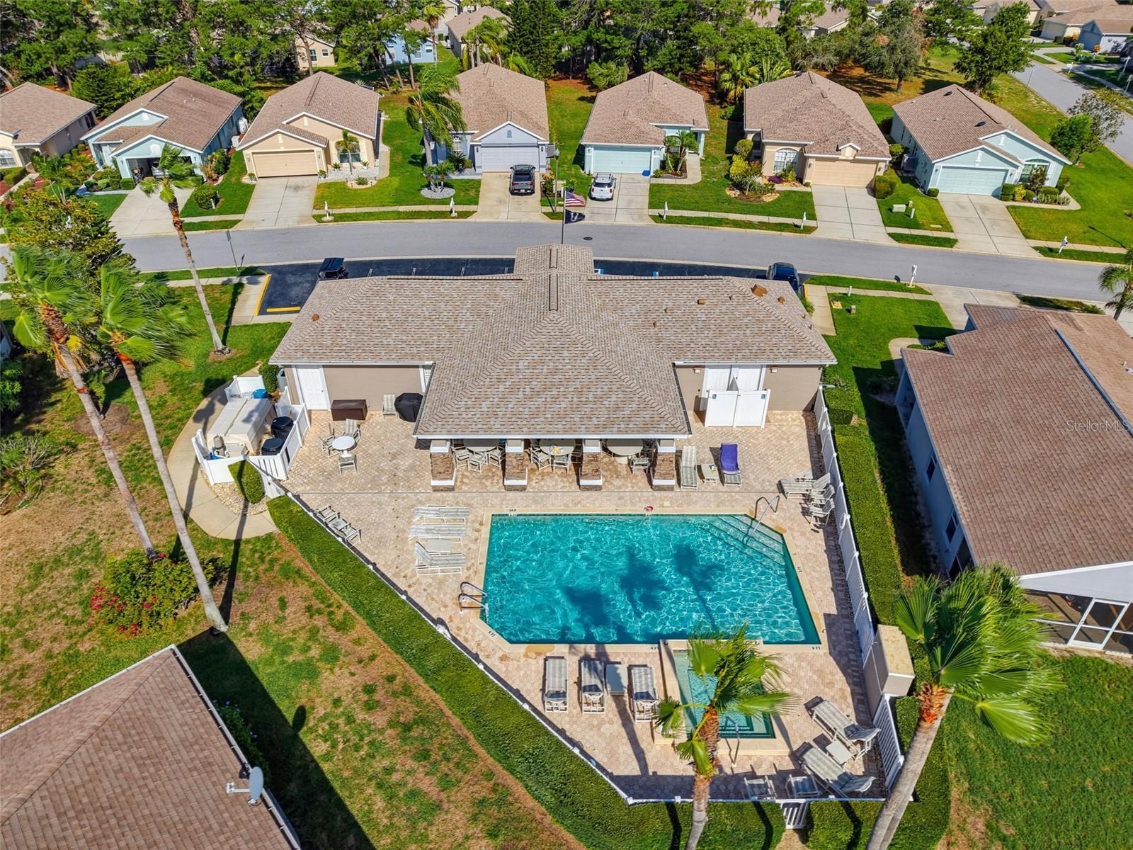 55+ club house and pool