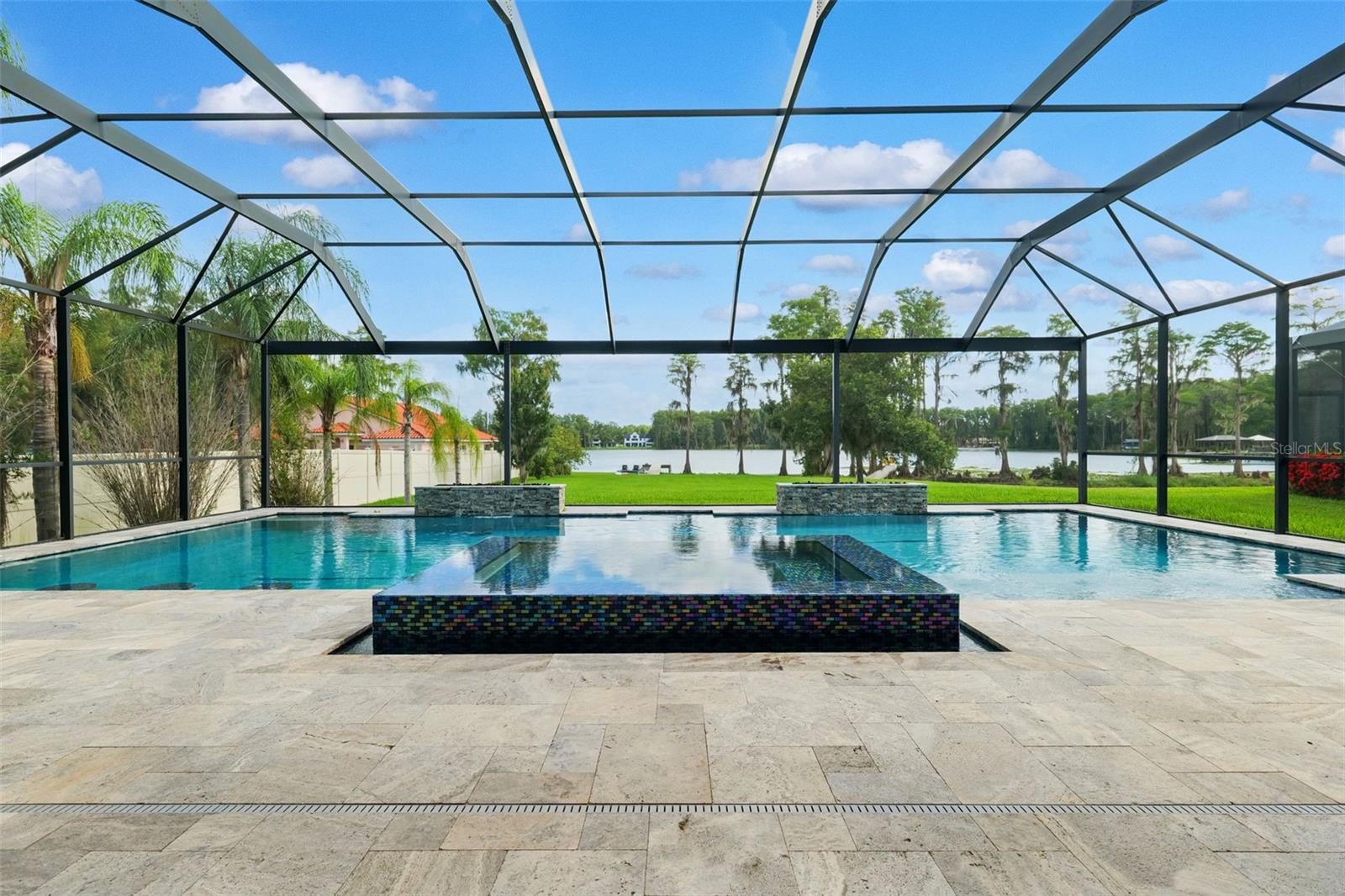 The Ultimate Backyard Oasis: Pool, Spa & Lake Views