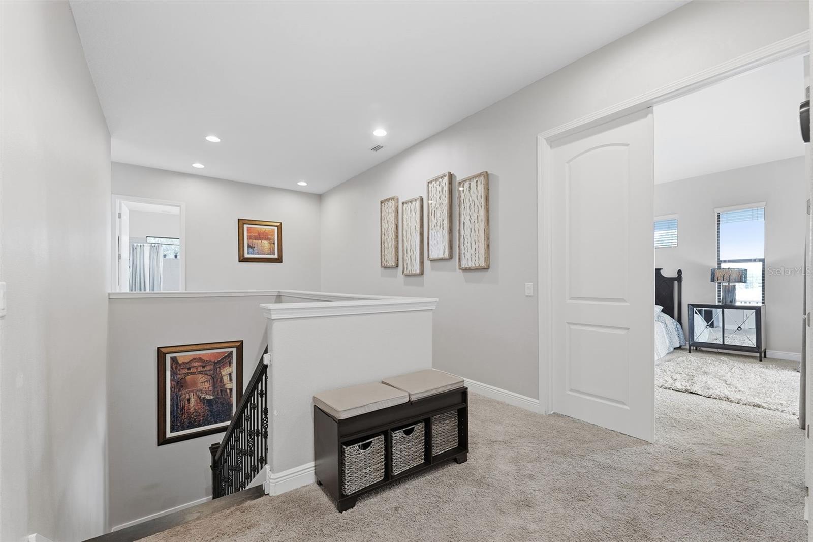 Upstairs Living Designed for Comfort & Privacy