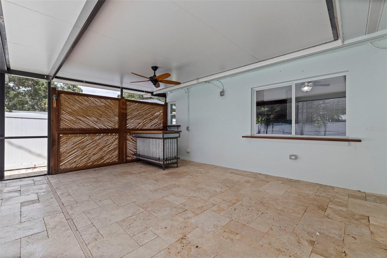 Covered lanai