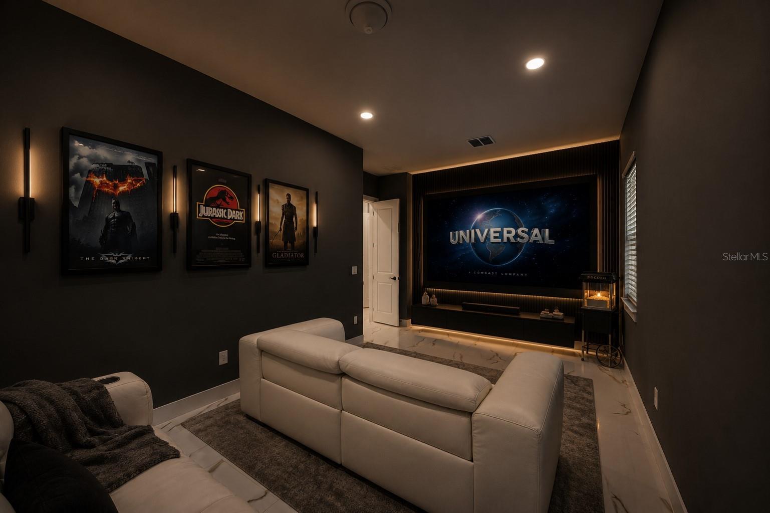 Pre Wired Movie Room (Virtual Stage)