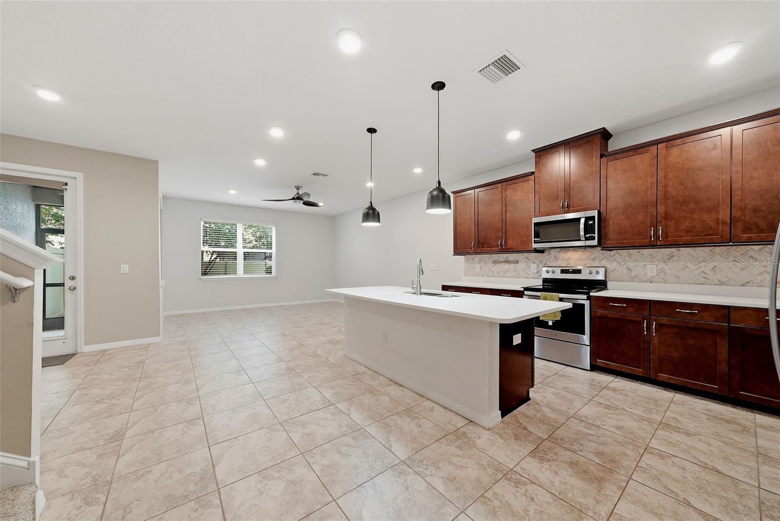 Beautiful timeless ceramic tile through out