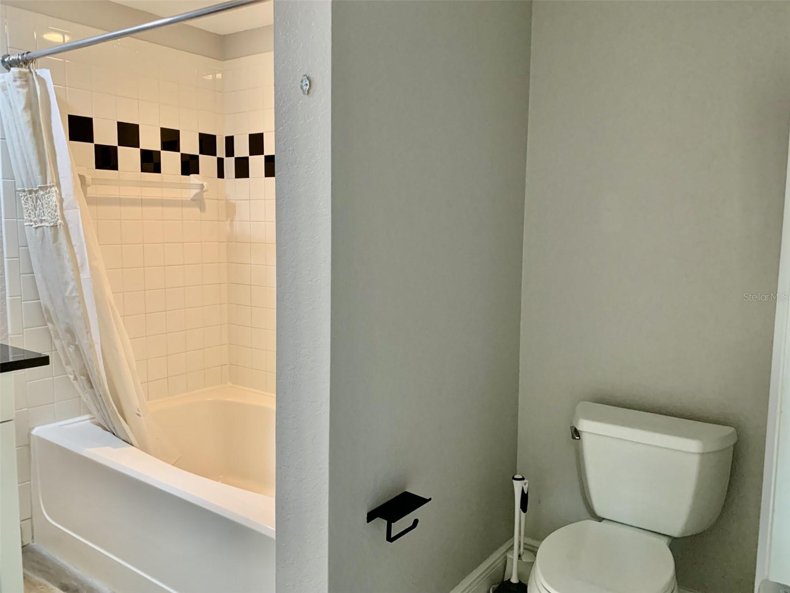 Bathroom with very large tub