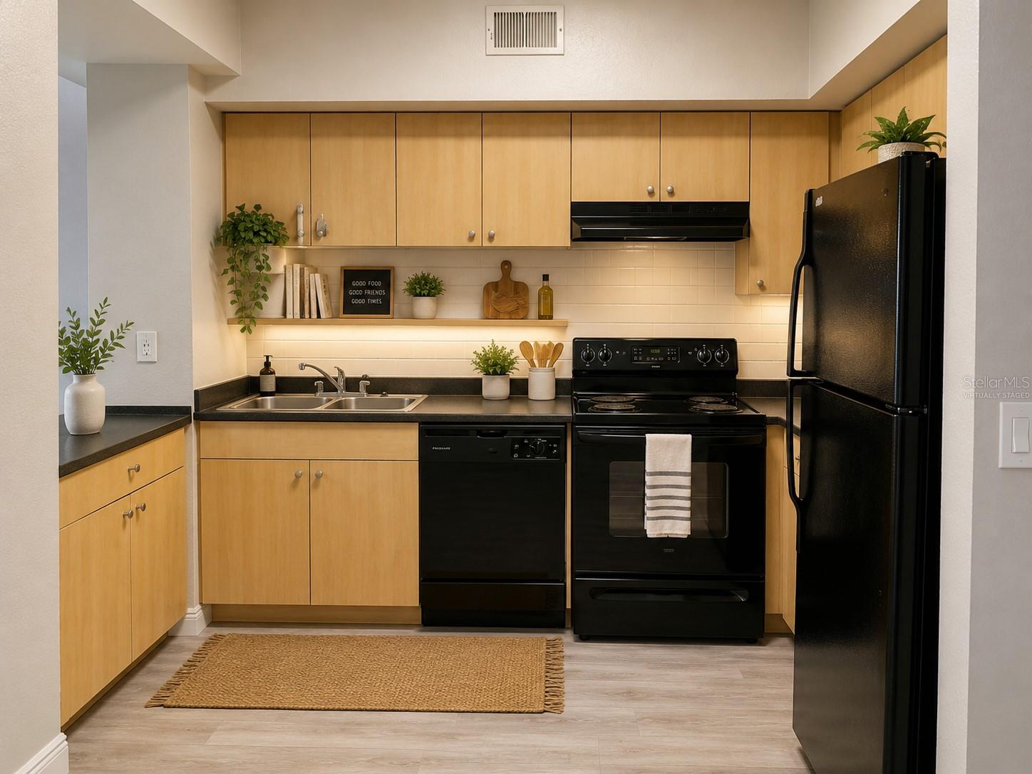 Kitchen virtually staged by ChatGPT