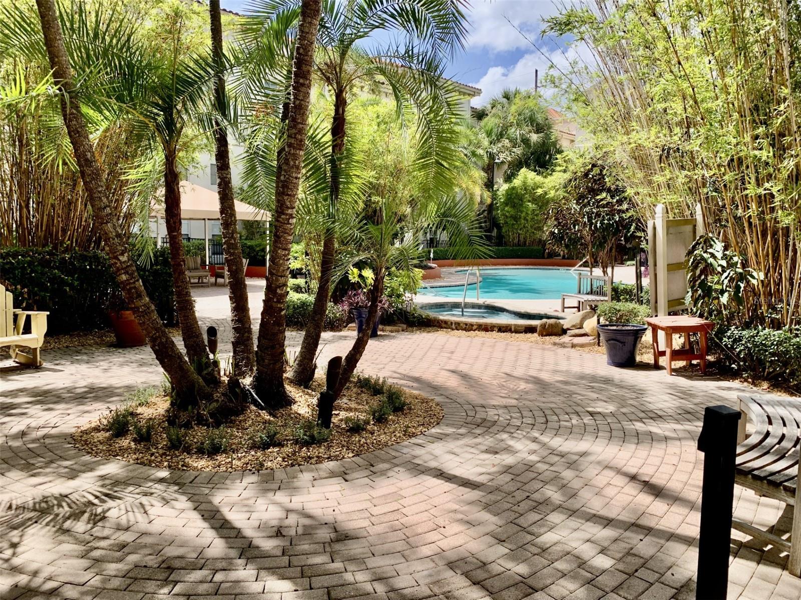 Community courtyard