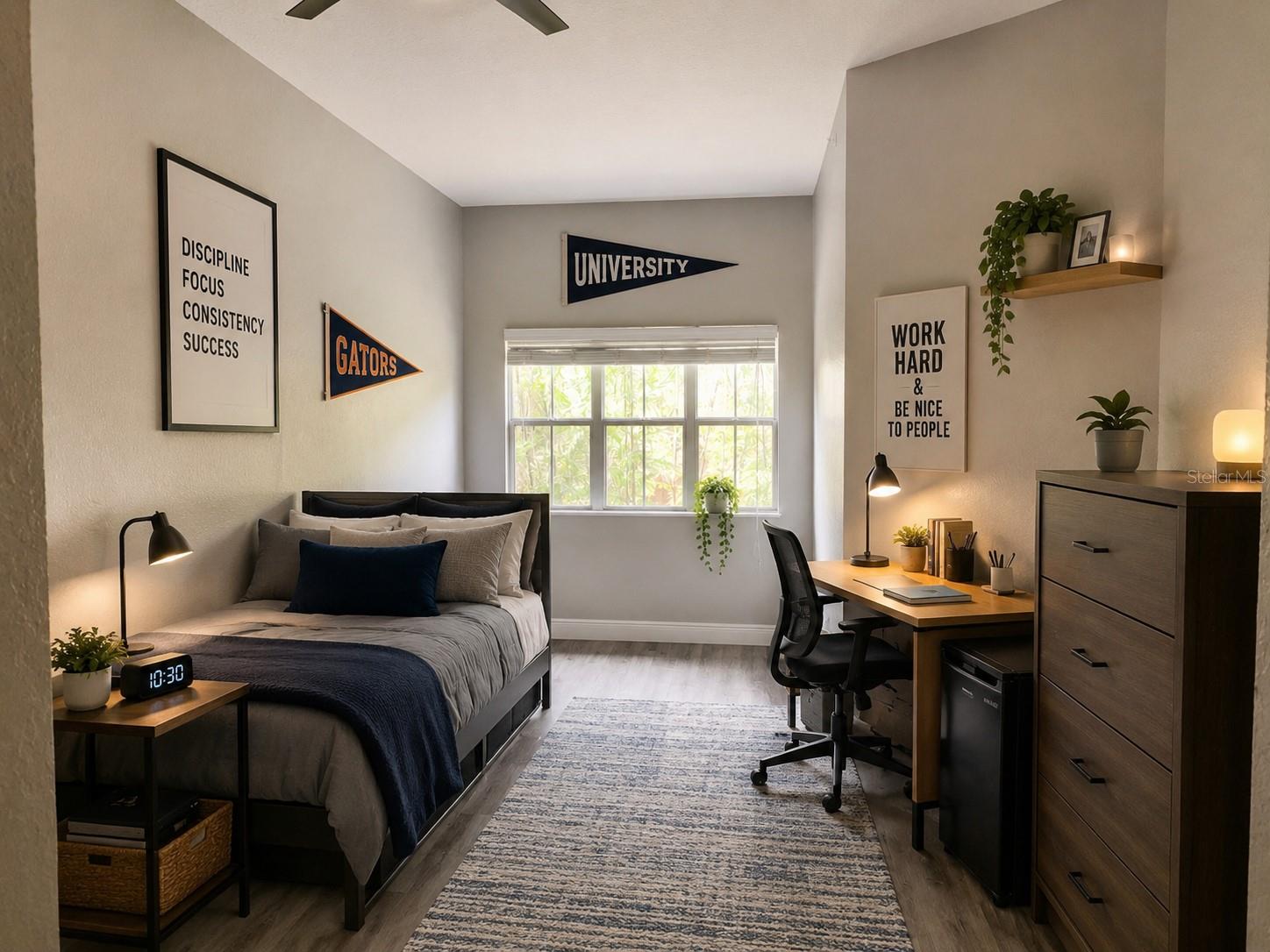 Bedroom vitually staged by ChatGPT