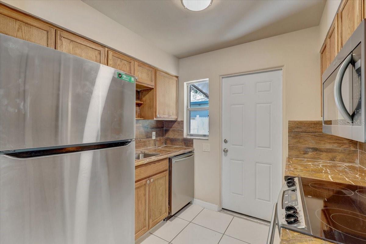 Kitchen with new appliances