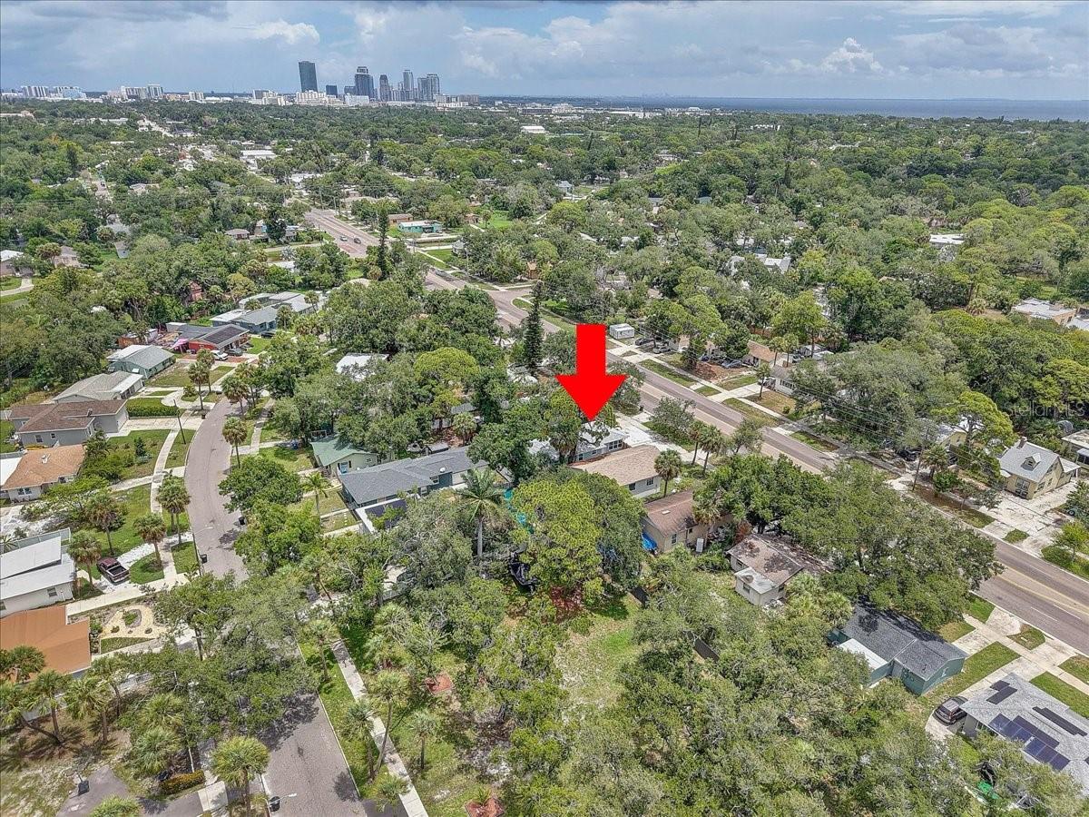 Downtown Saint Pete within 10 min drive