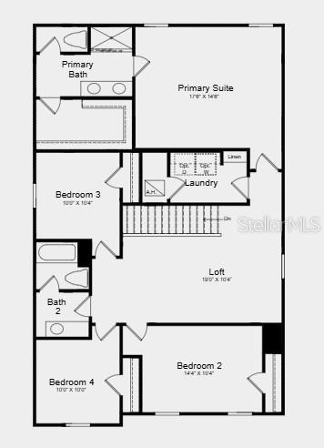 Floor 1- Additional Highlights: extended LVP flooring, whole house blinds