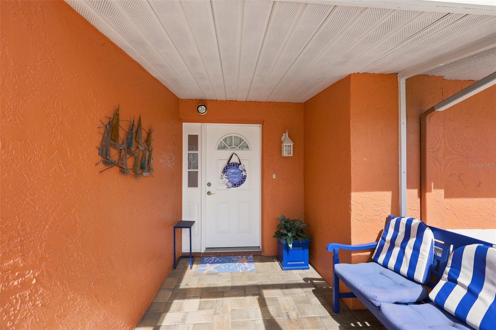 Screened Front entry