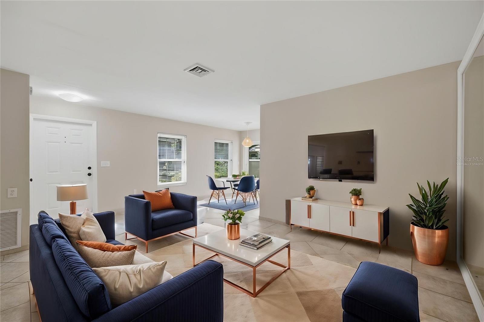 Virtually Staged - Living Room