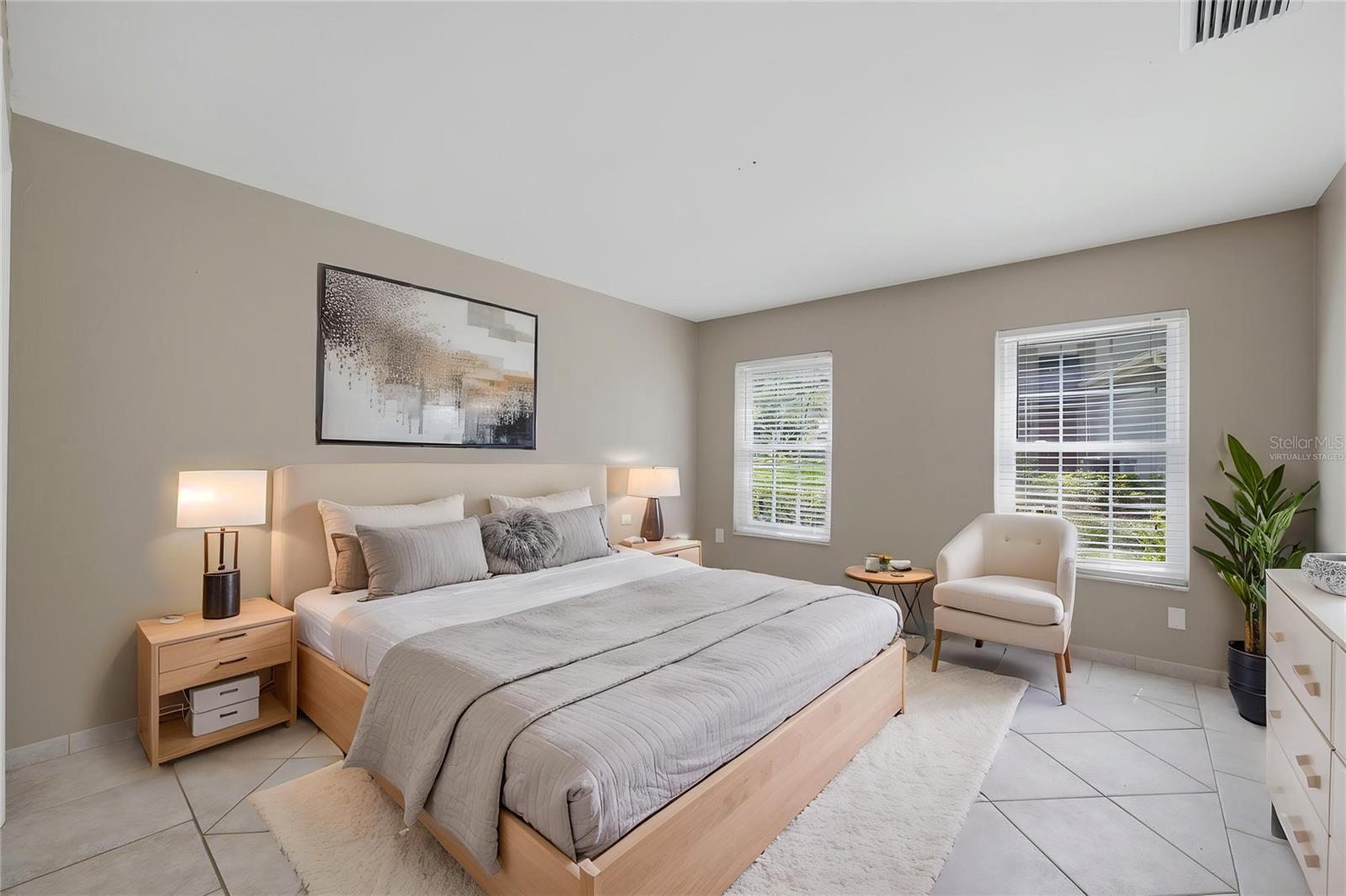 Virtually Staged - Primary Bedroom