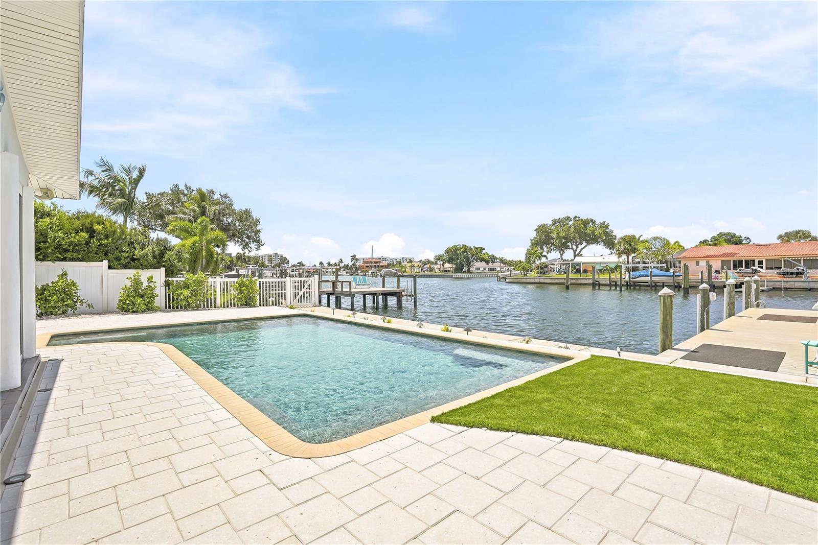 New Pool Pavers and Turf