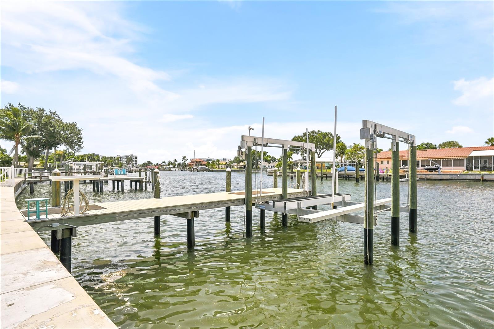 Well-appointed Dock with 20,000lb Boat Lift
