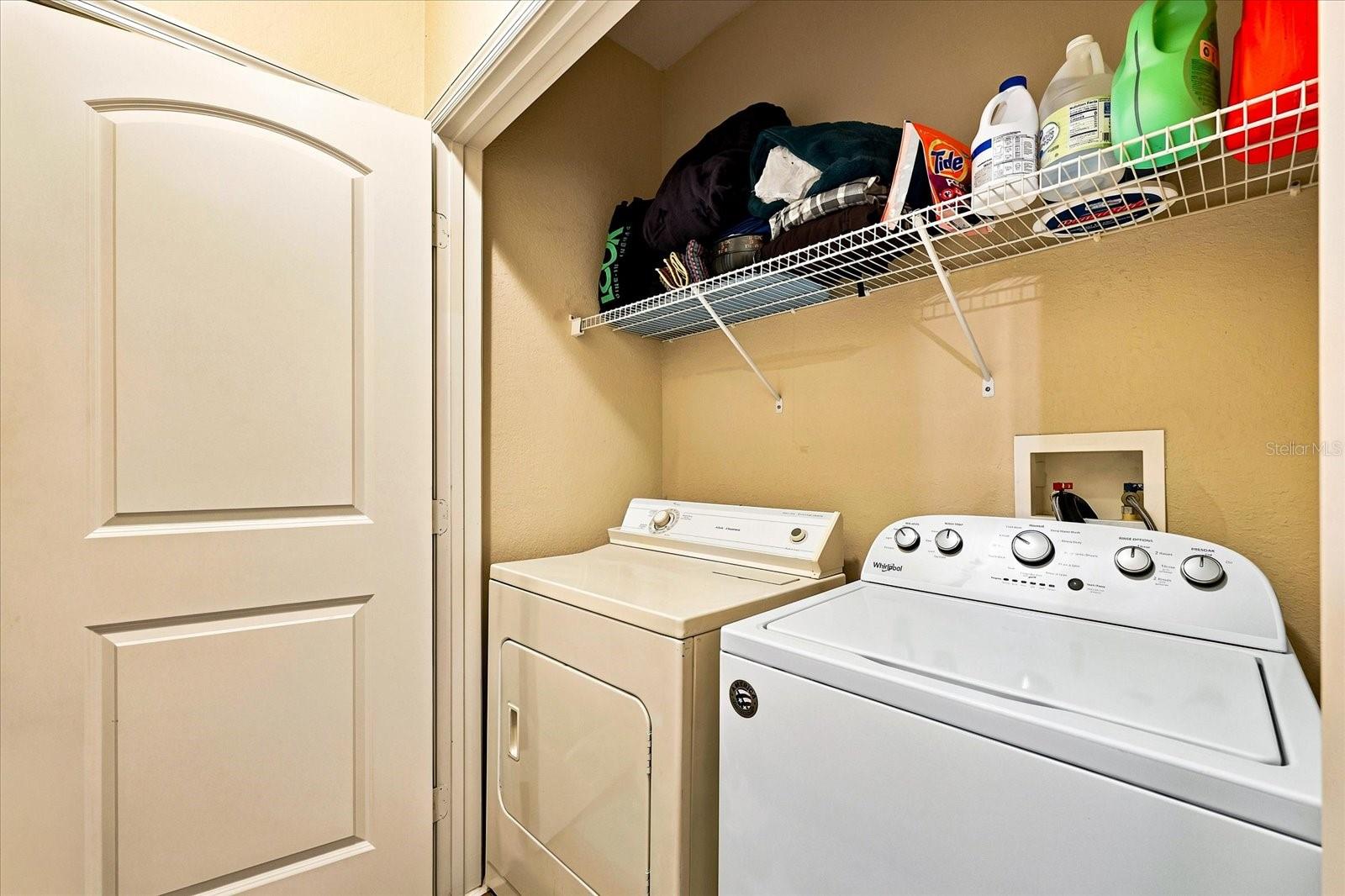 Laundry closet