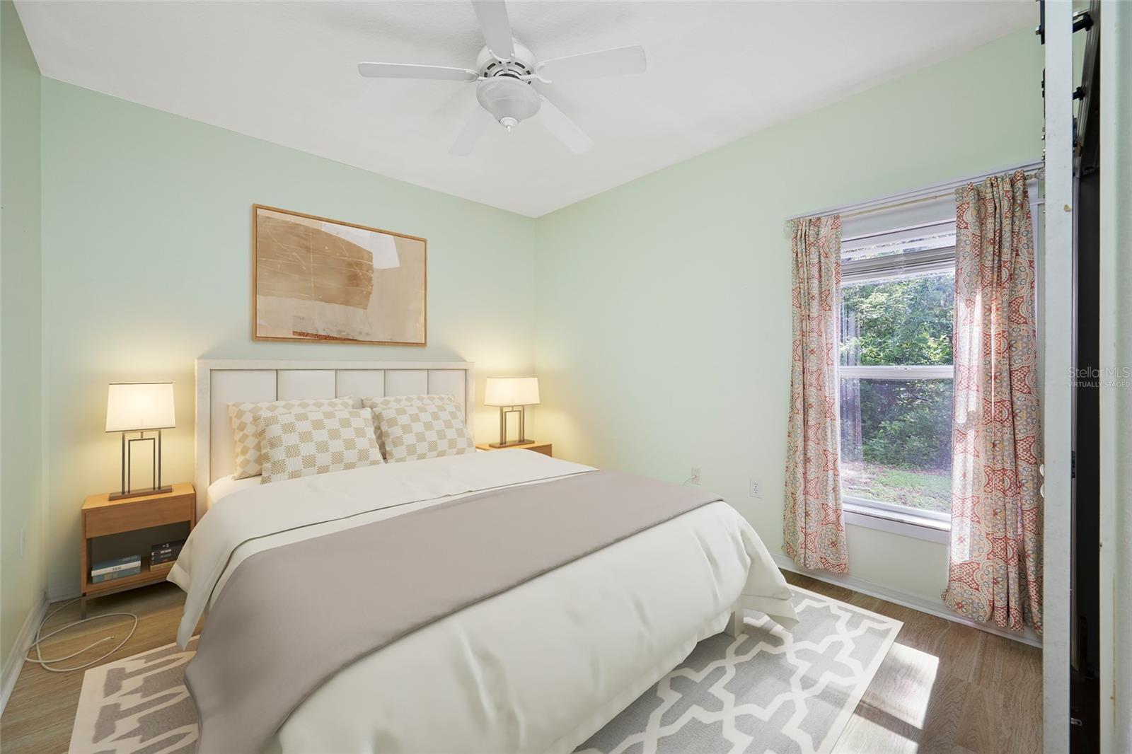 Virtually Staged Guest Bedroom