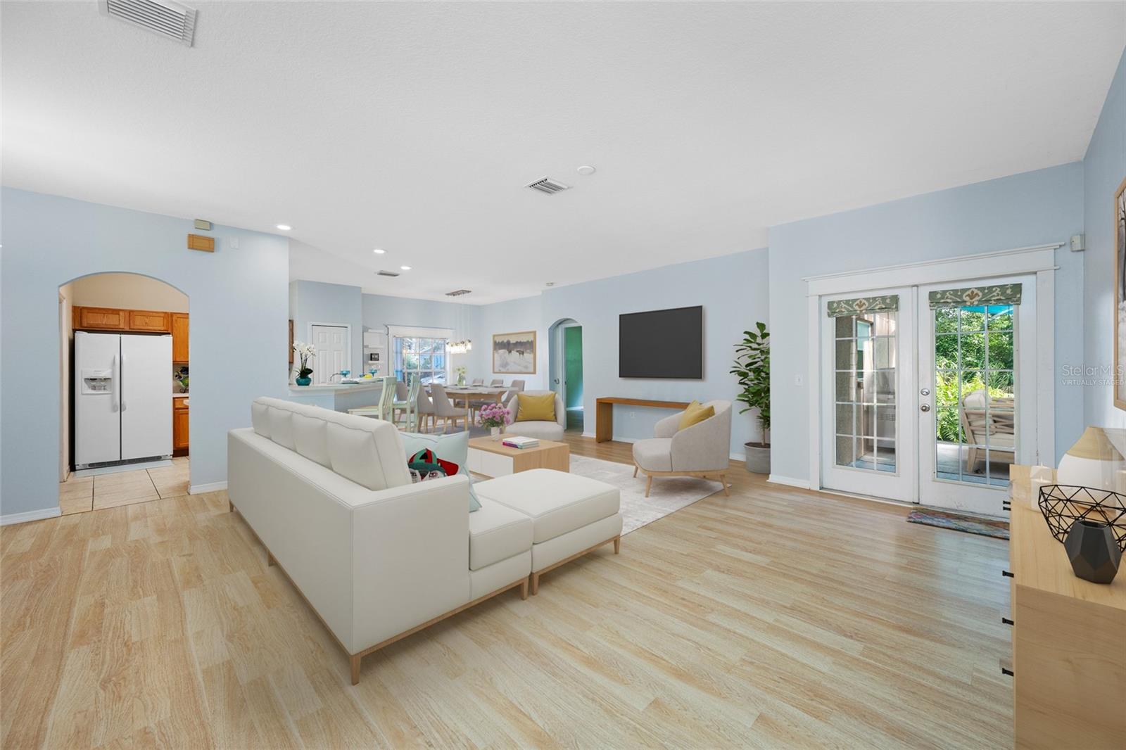 Virtually Staged Great Room