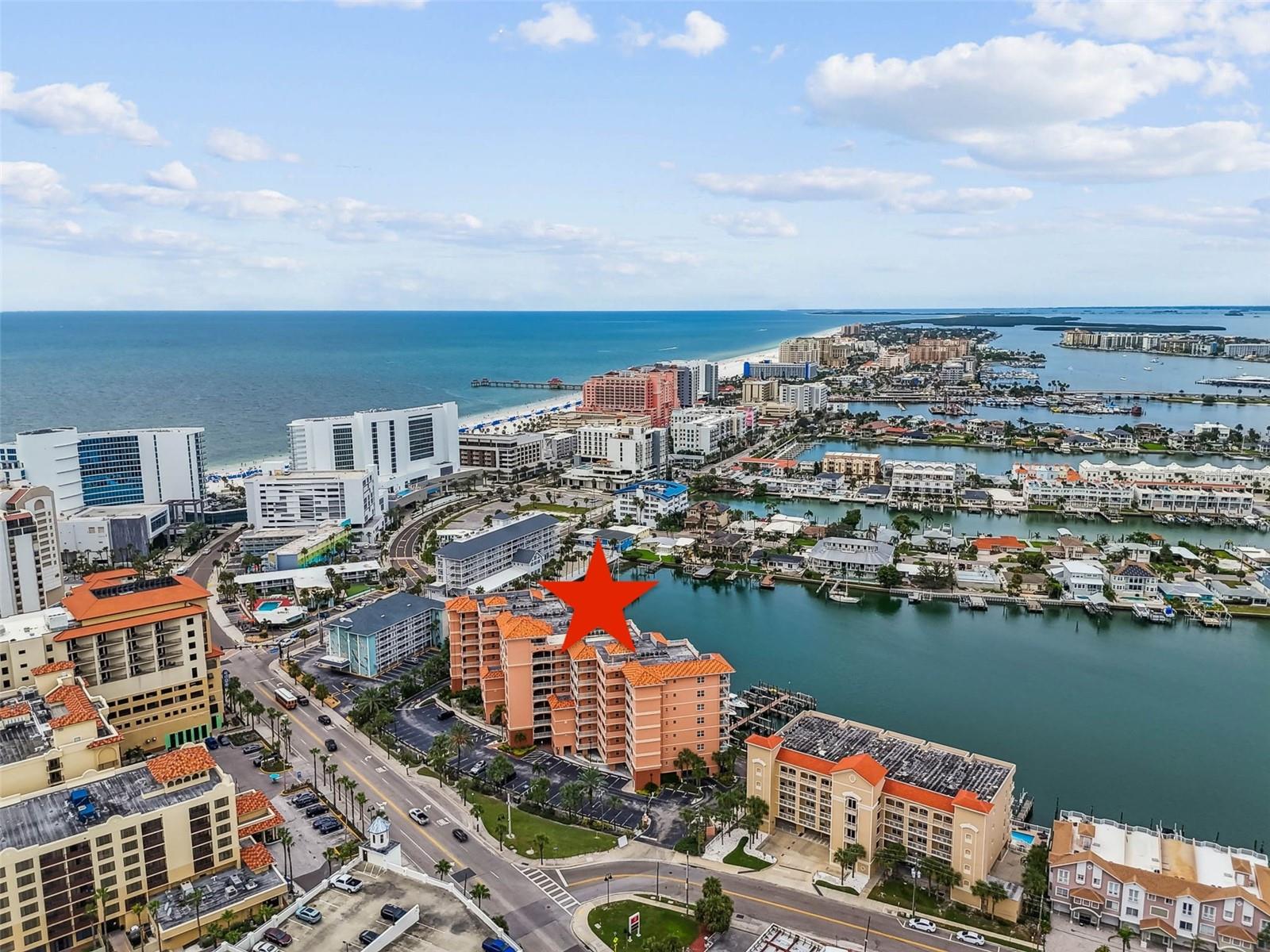 Harborview Grande is nestled between the bay and the Gulf