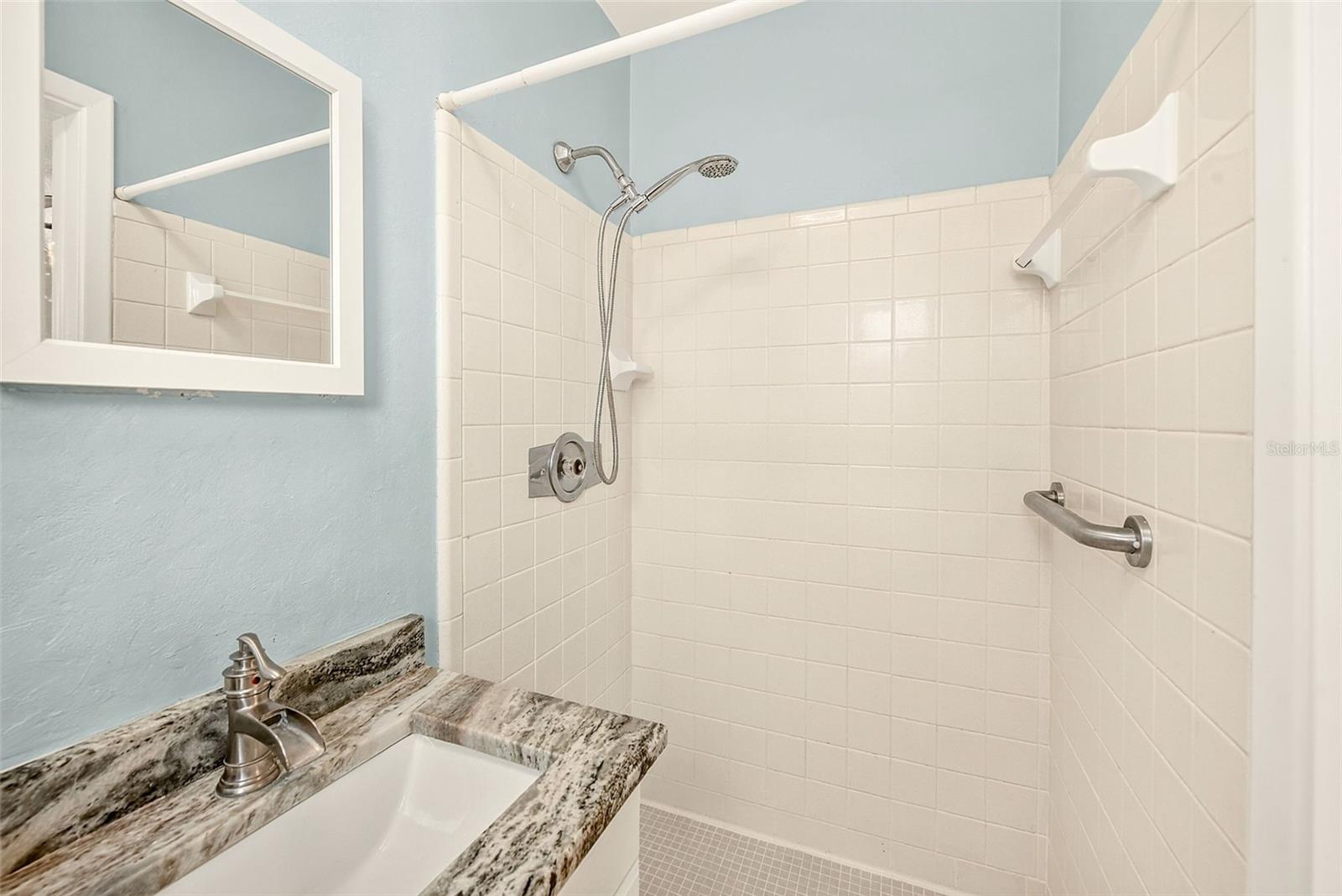 Primary Bath tastefully updated
