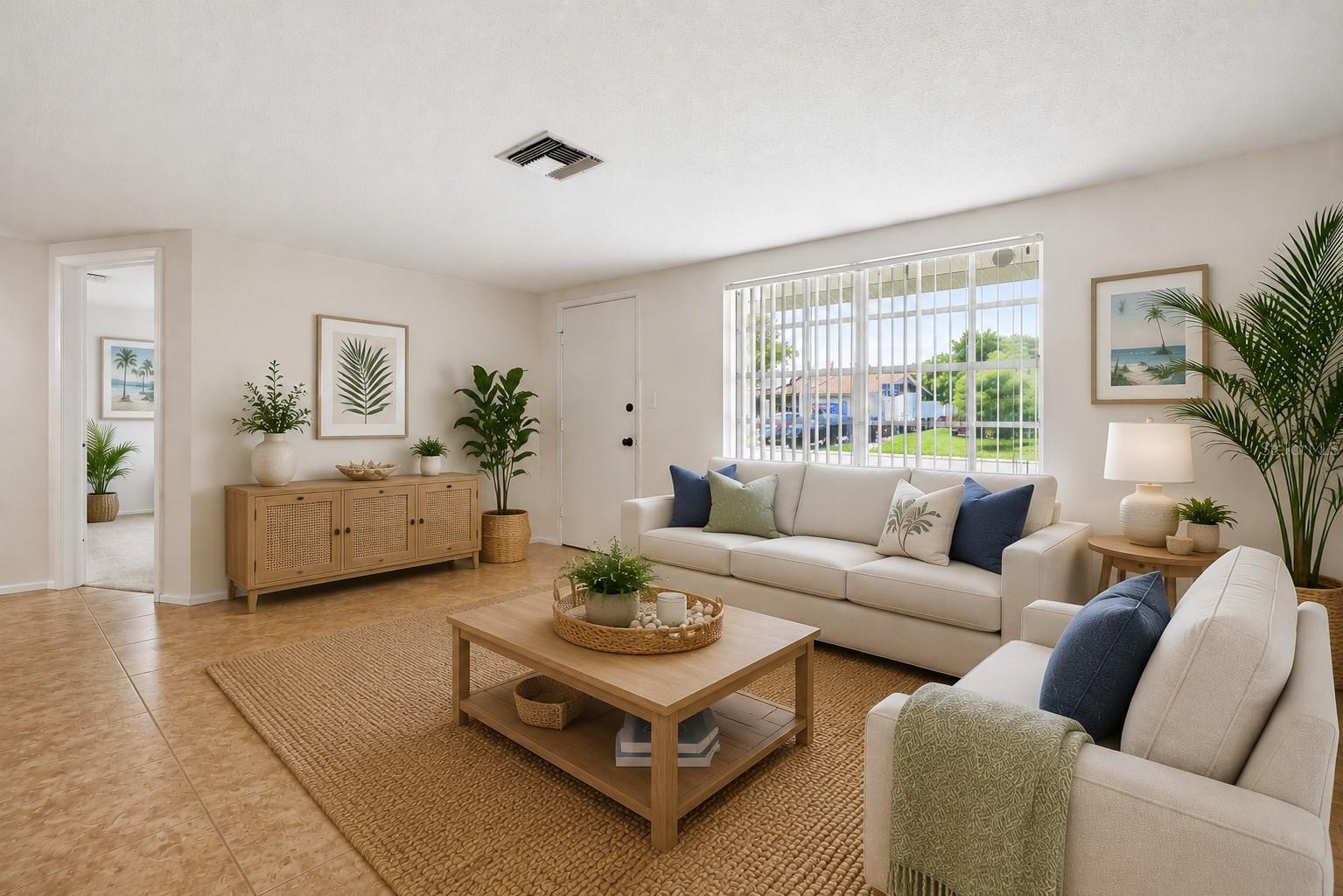 Staged Living Room