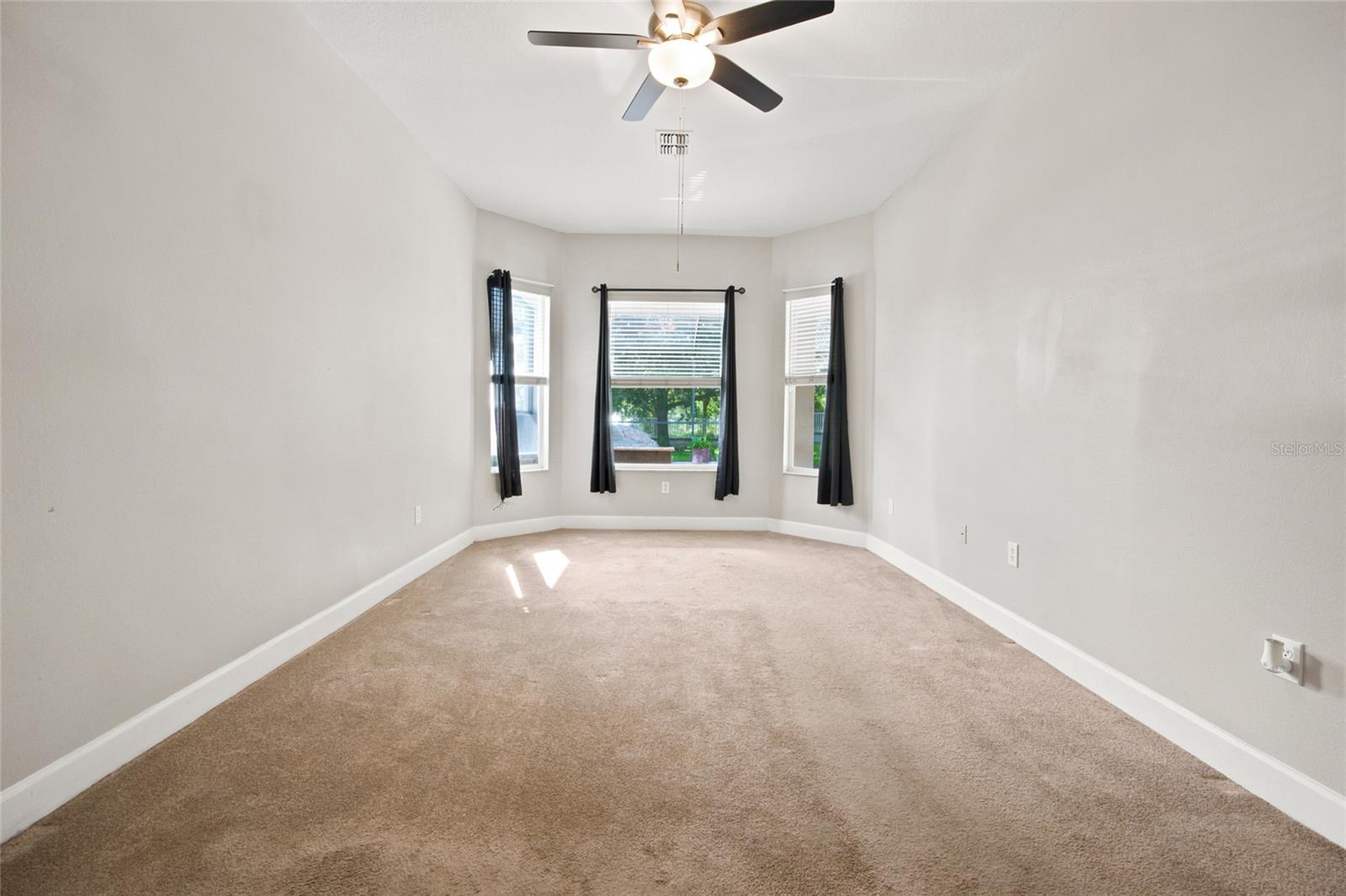Primary Bedroom Overlooks Pool