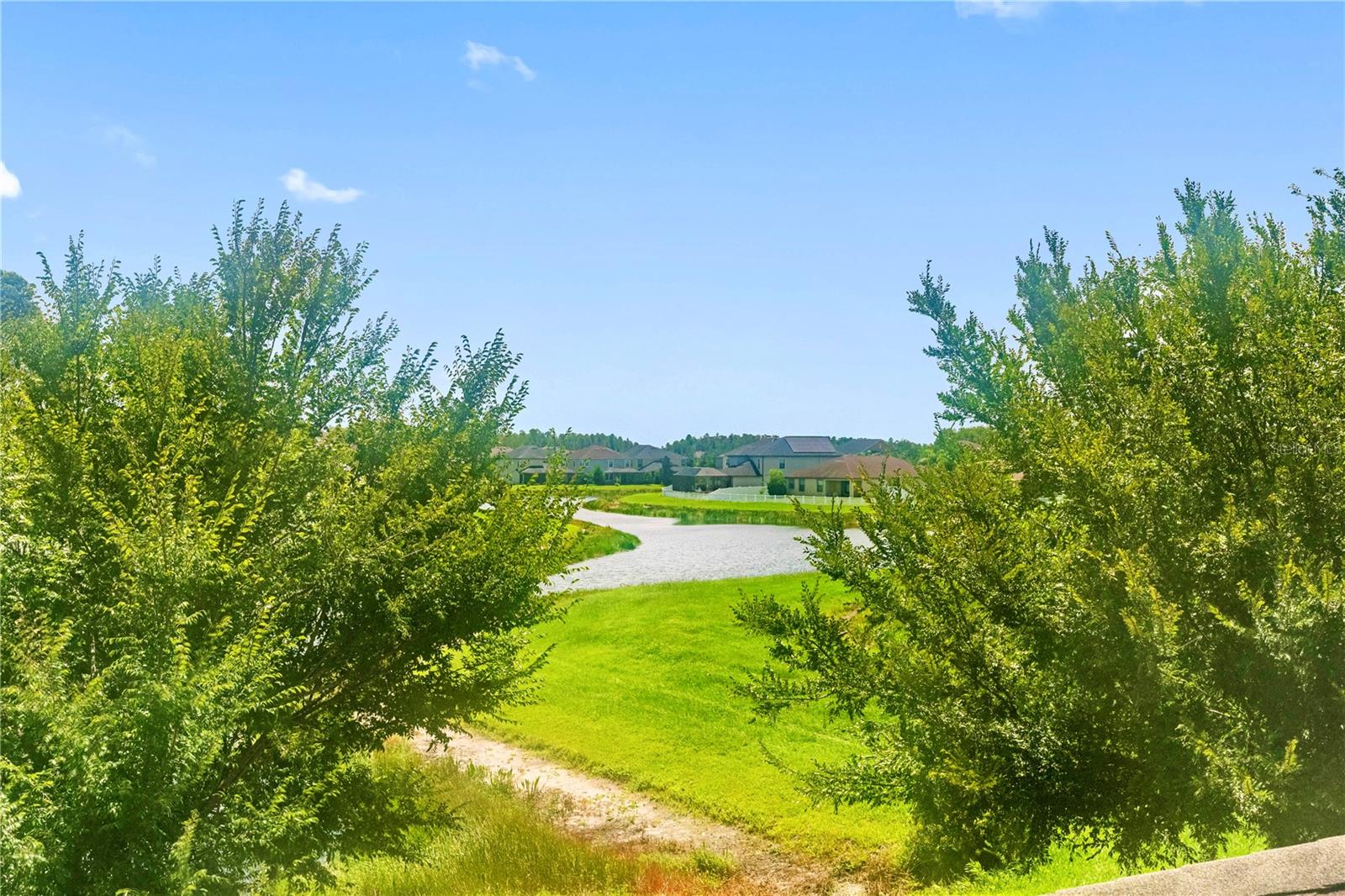 View from upstairs bedroom