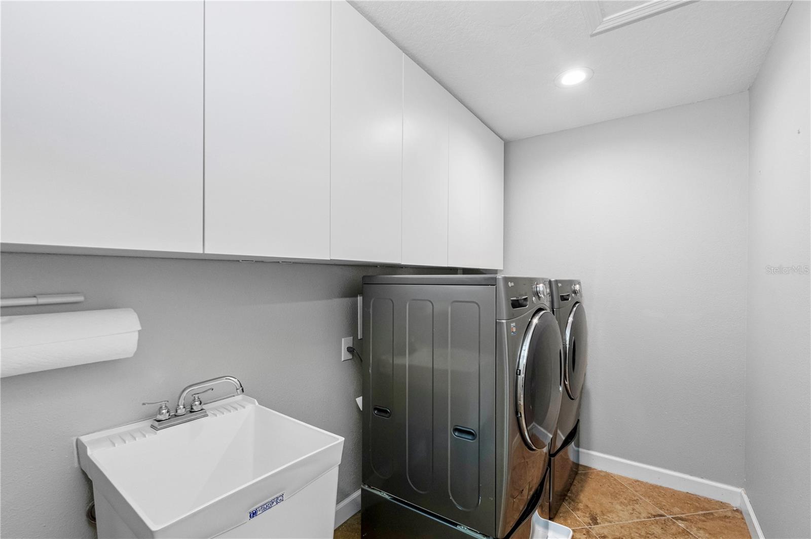 Upstairs laundry room