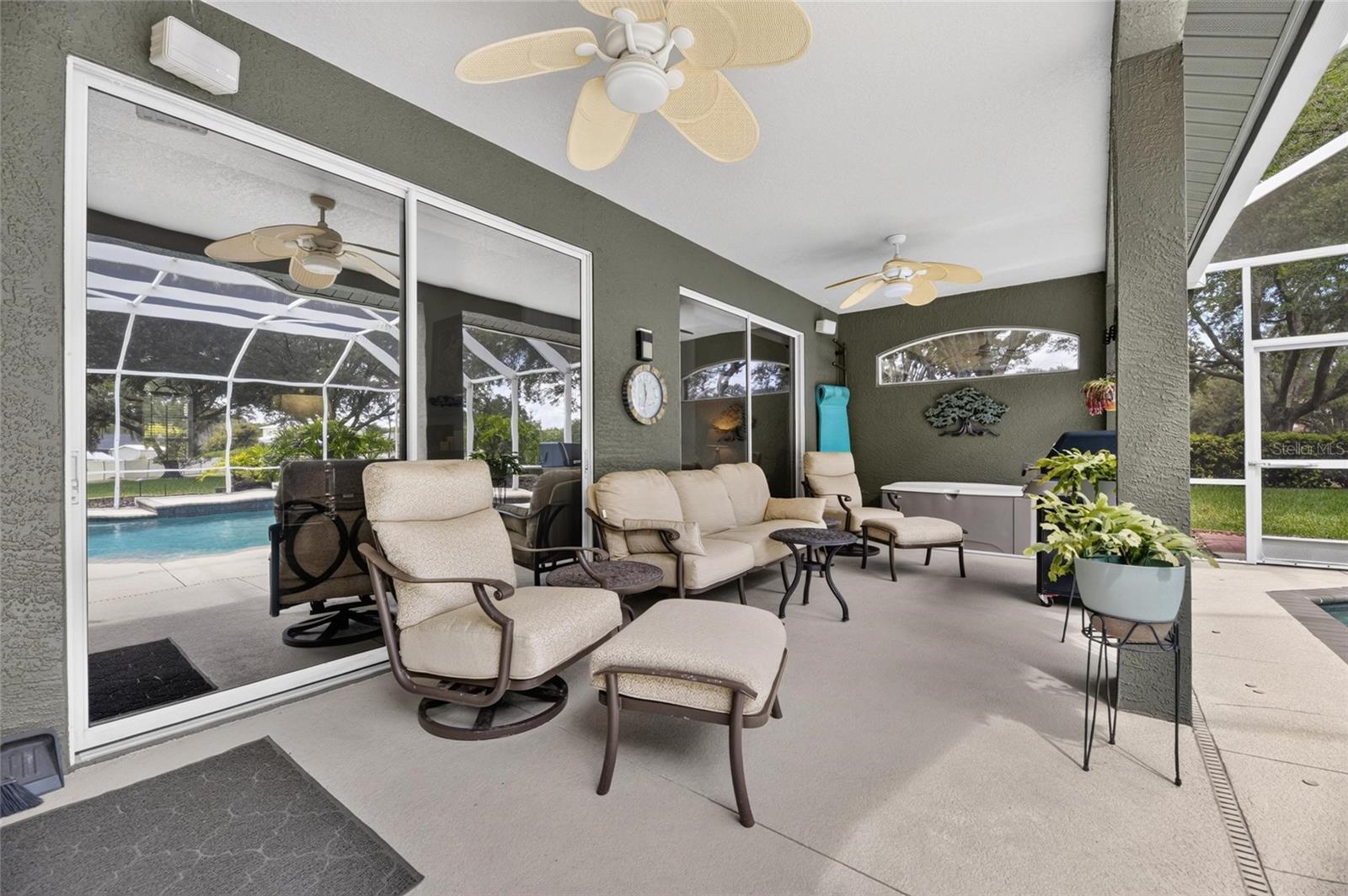 Patio with Privacy Wall
