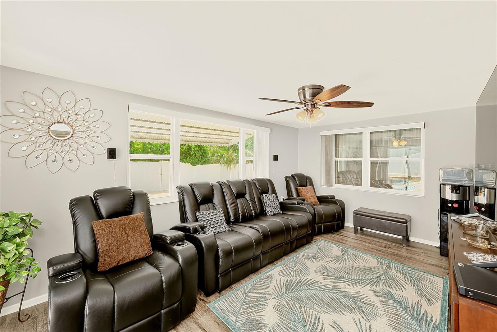 View of family room