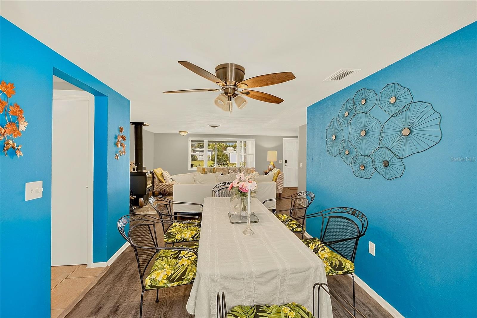 View of dining room