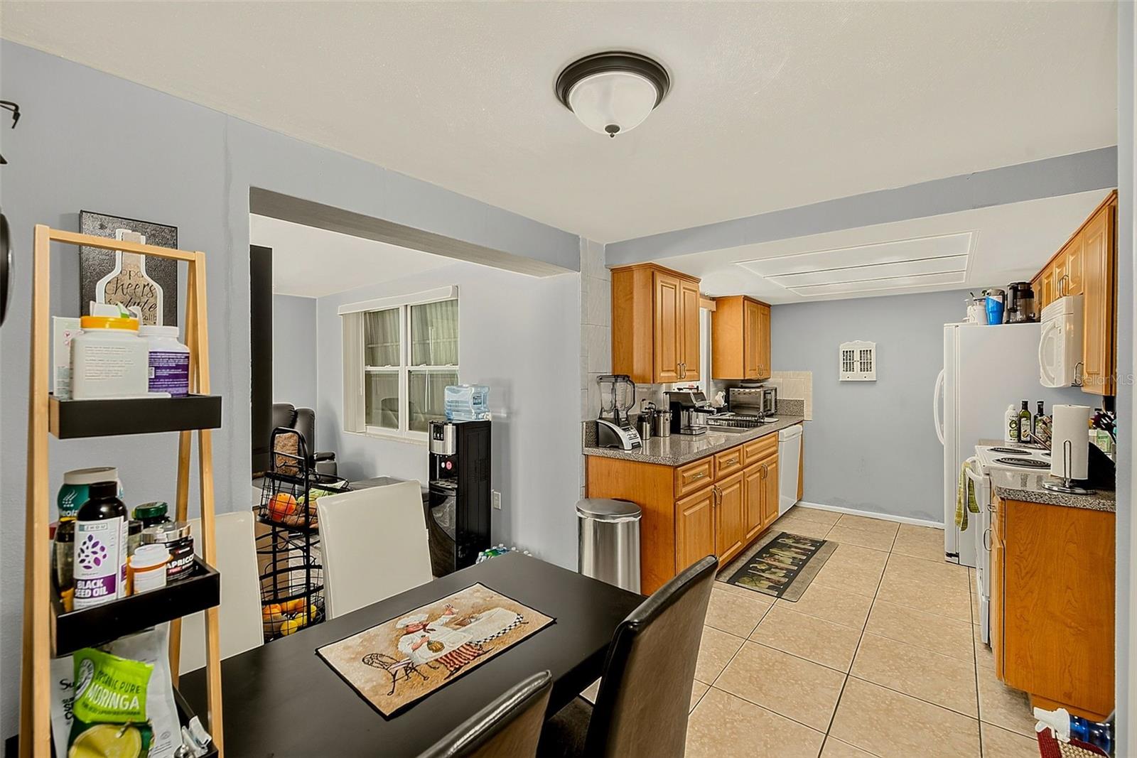 View of kitchen with breakfast nook