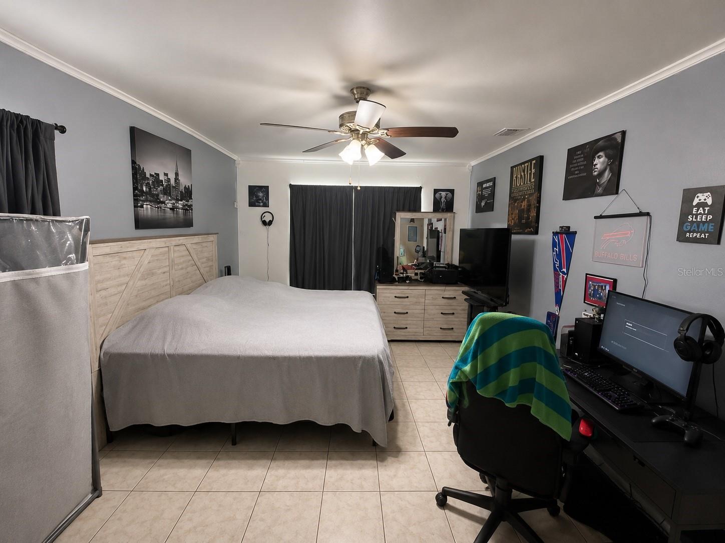 Primary bedroom. Digitally enhanced