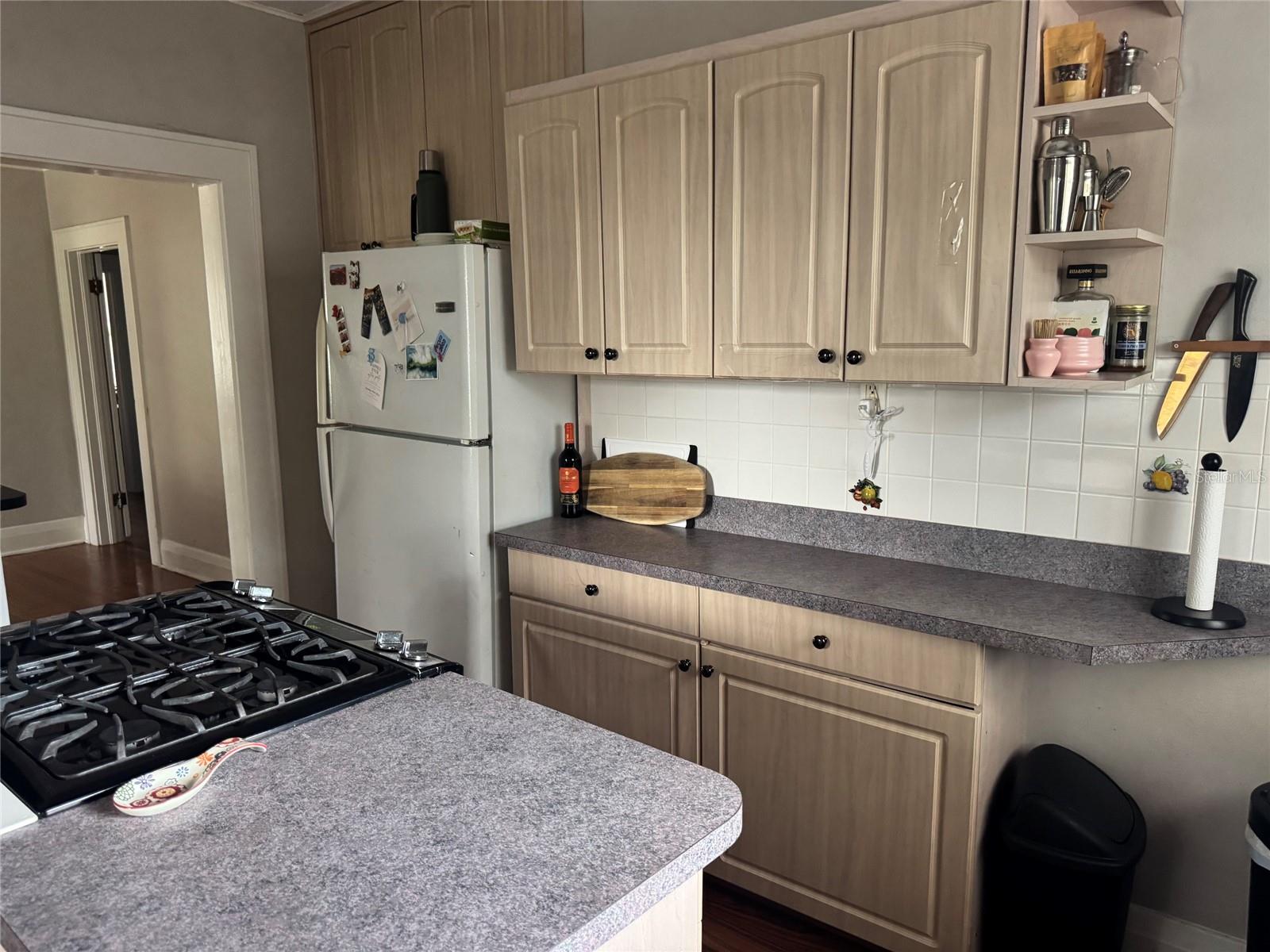 Kitchen with plenty of cabinets