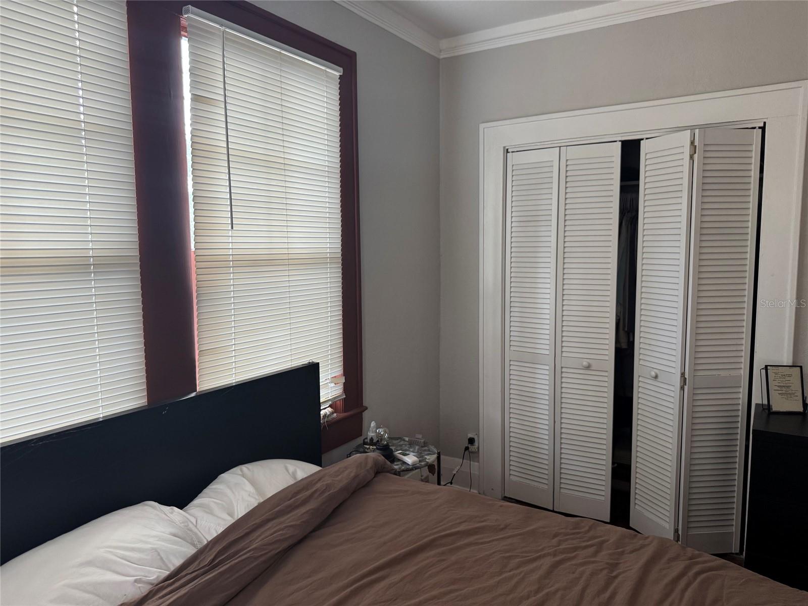 Second bedroom with closet