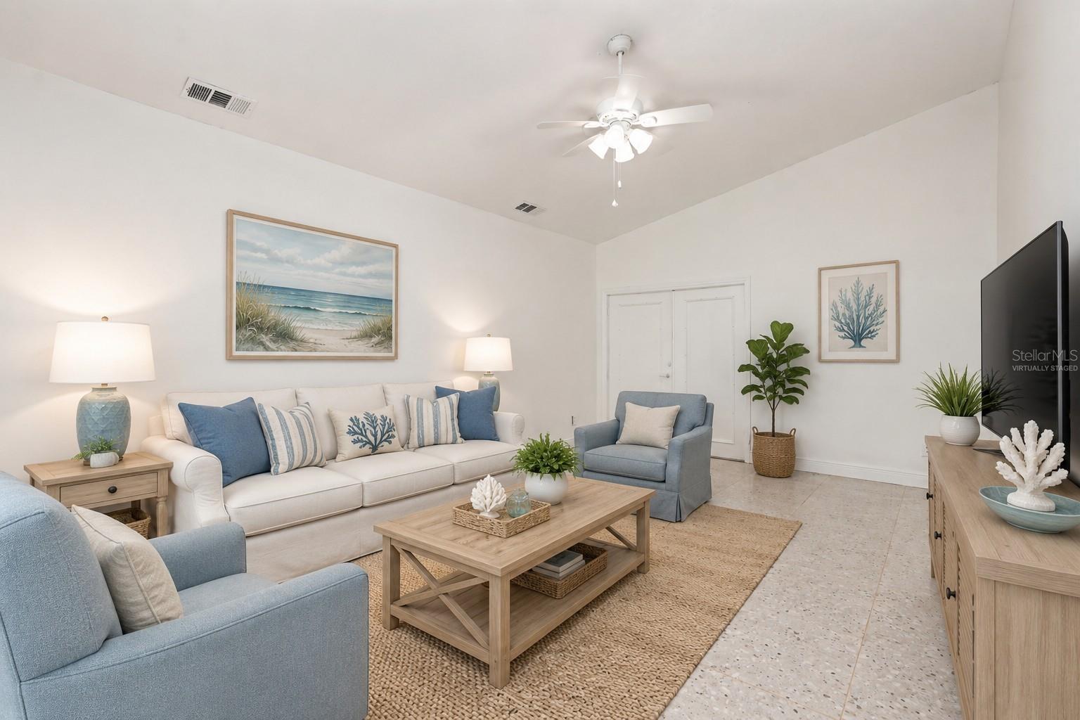 Great Room Virtually Staged