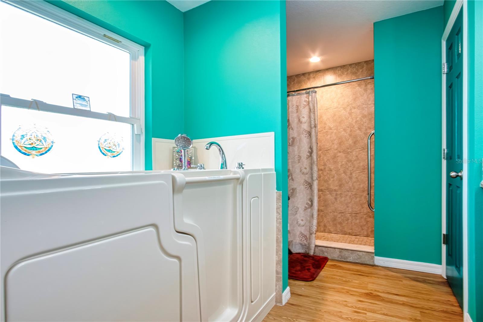 Walk-in jetted tub