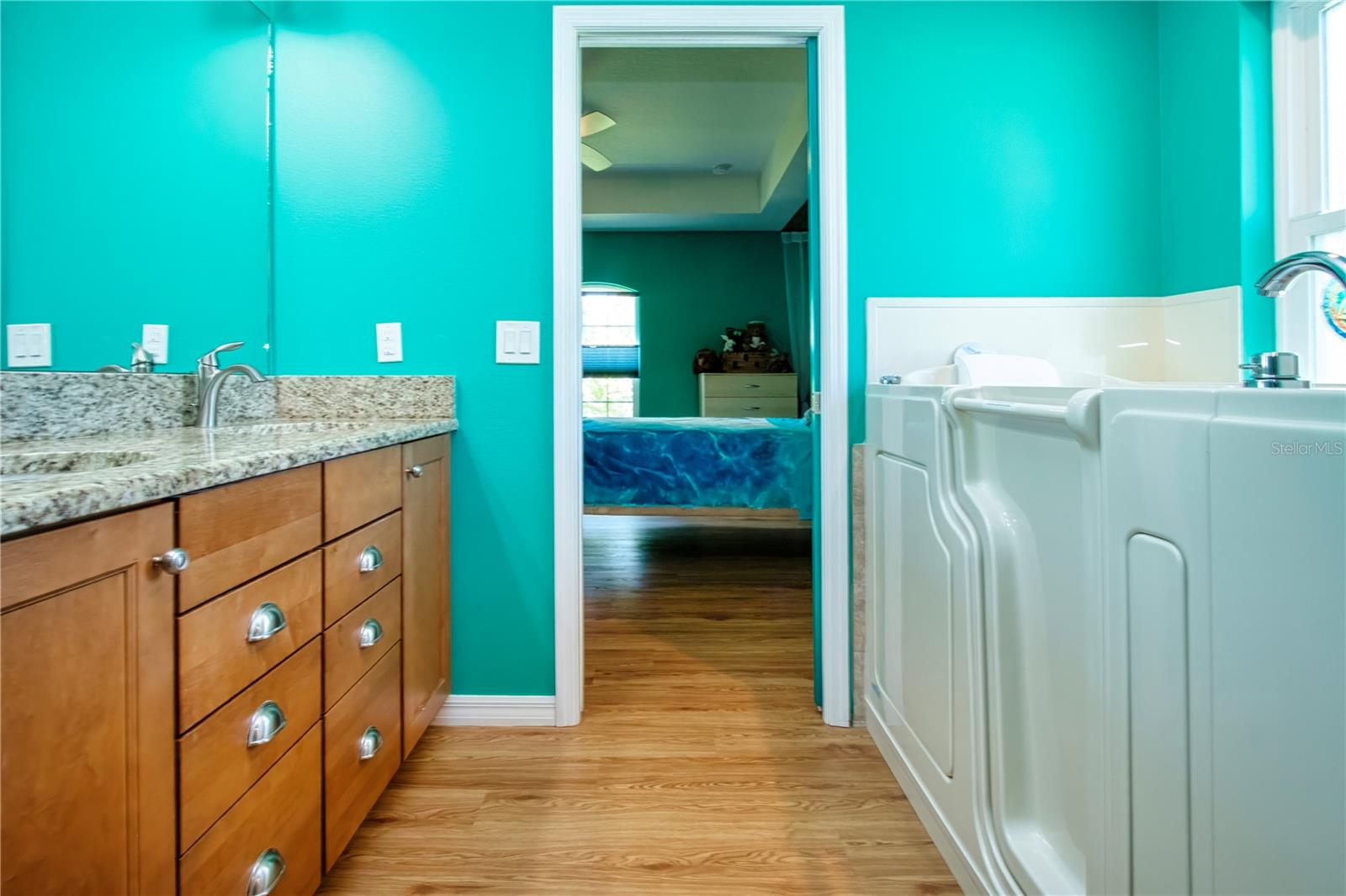 Double sink vanity with lots of storage