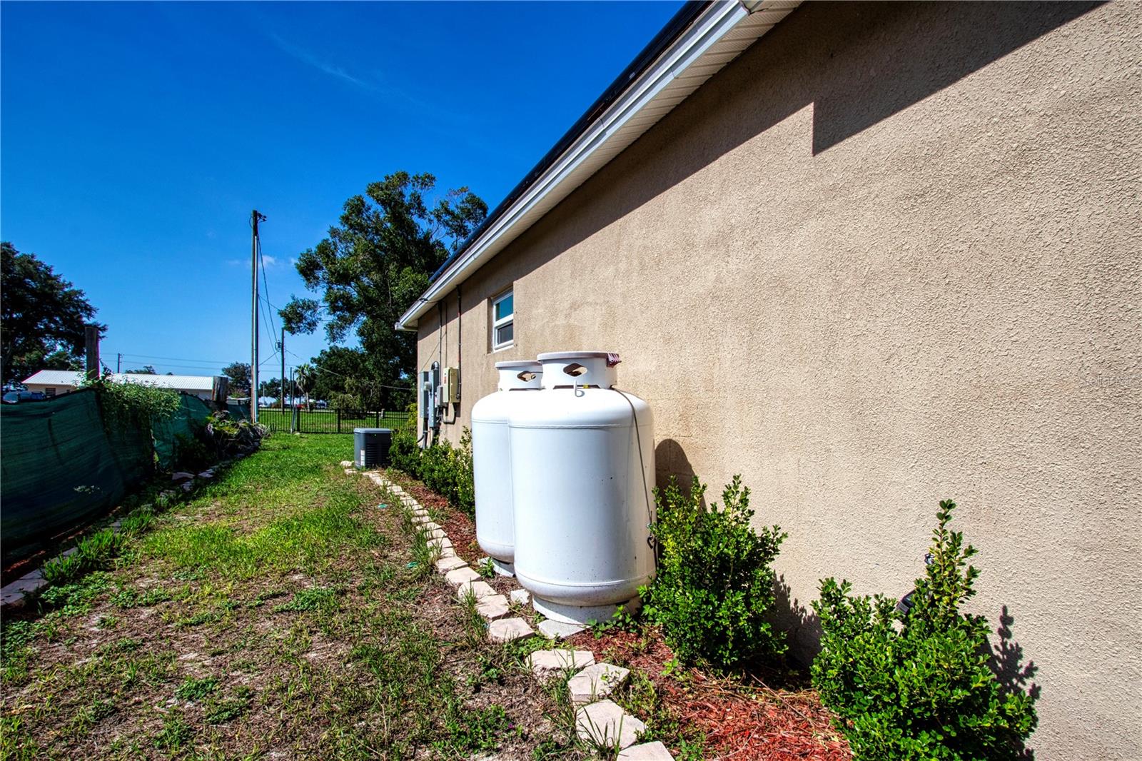 Owned whole house generator  and leased propane tanks