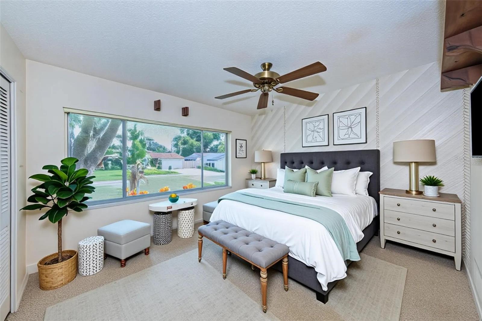 Bedroom 2 virtually staged