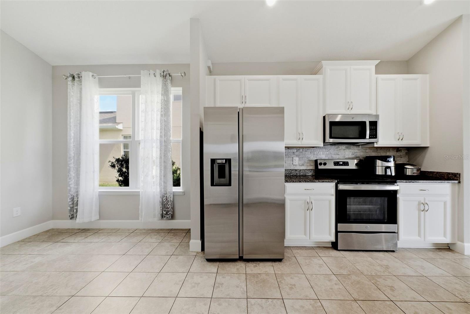 Kitchen with a dinette area