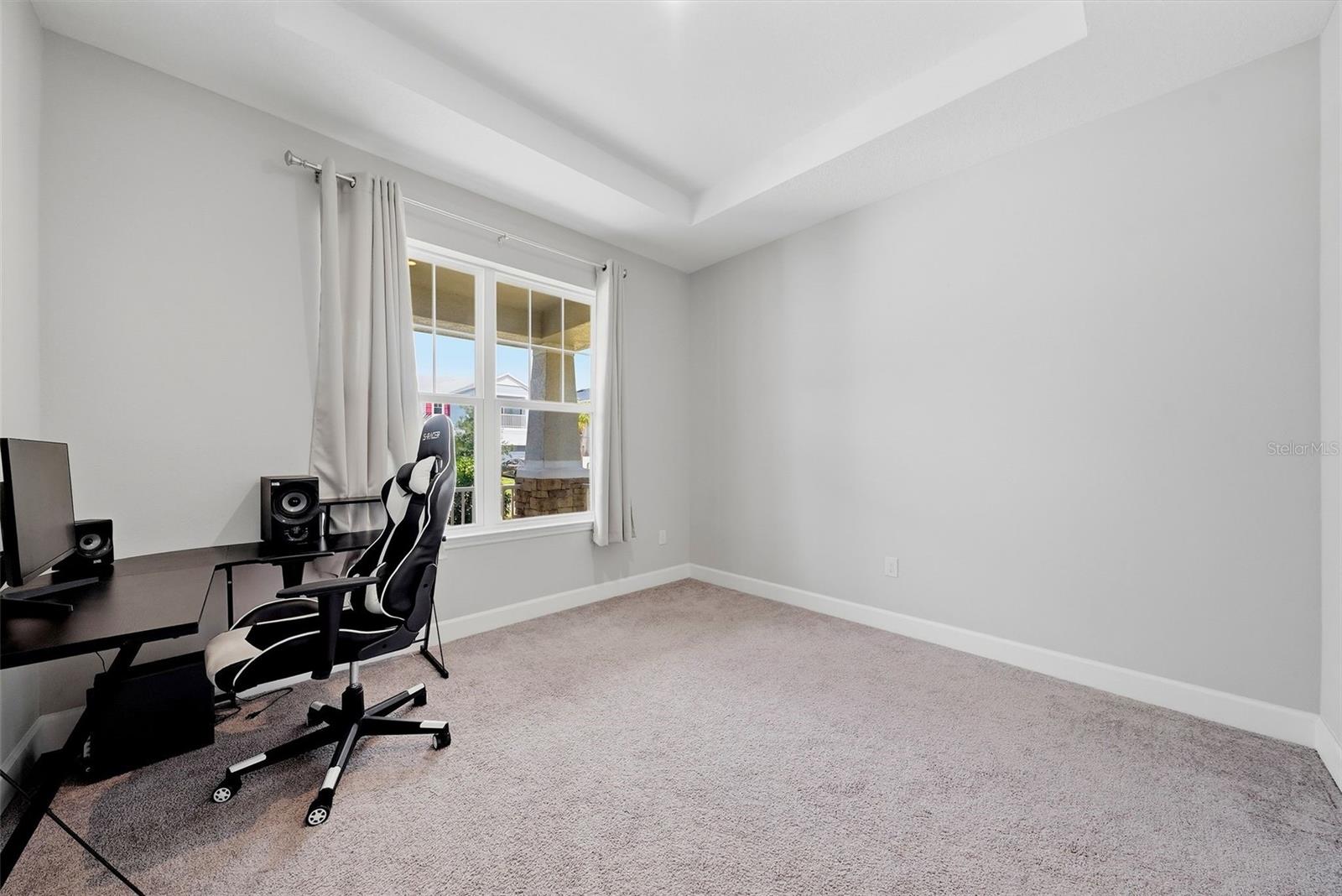 Nice room in the front of the home that can be used as an office, playroom or flex room.