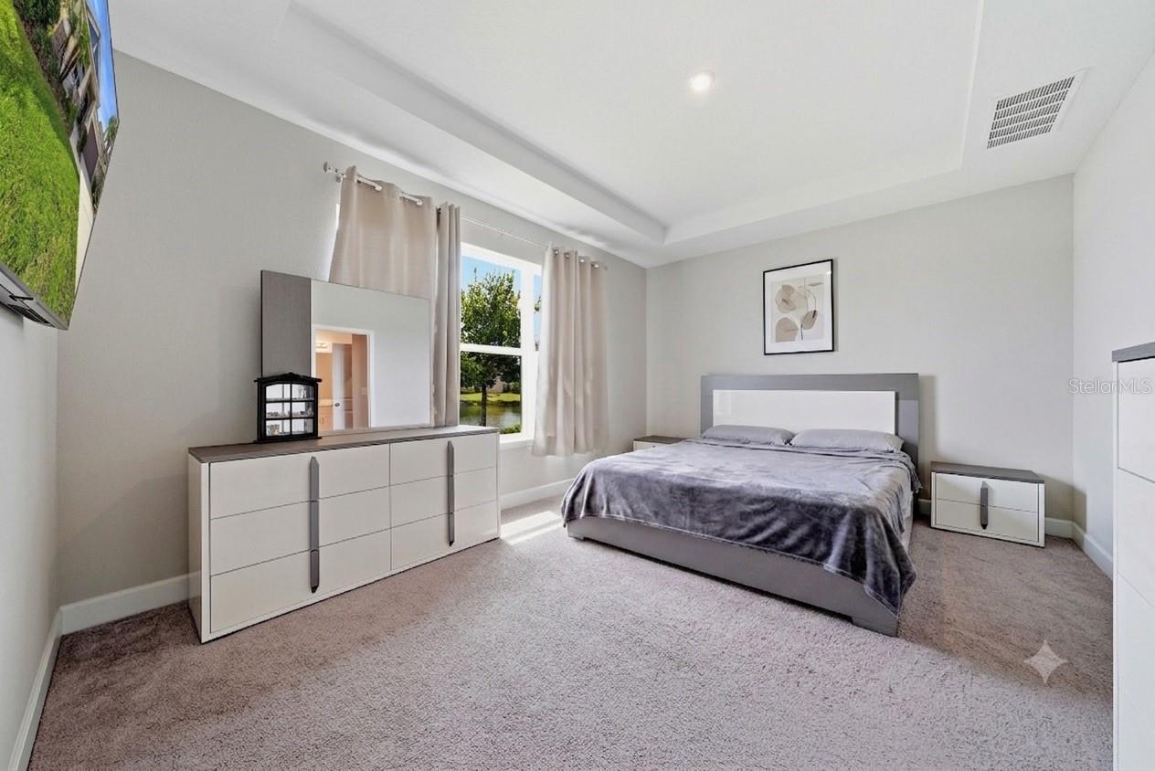 Primary Bedroom - Virtully staged