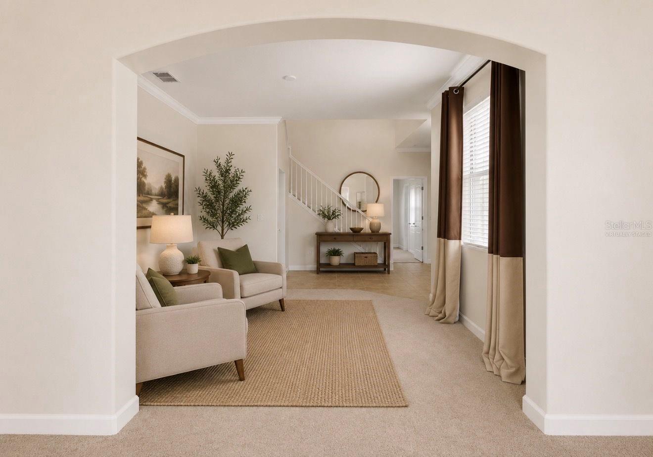 Formal Living Room - Virtually Staged