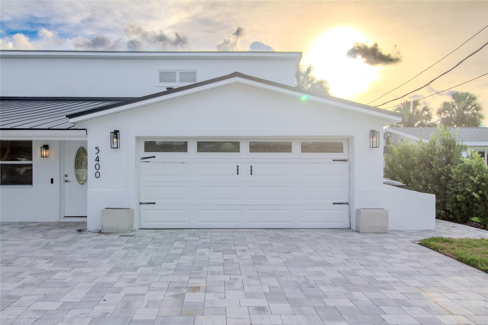 Two car garage